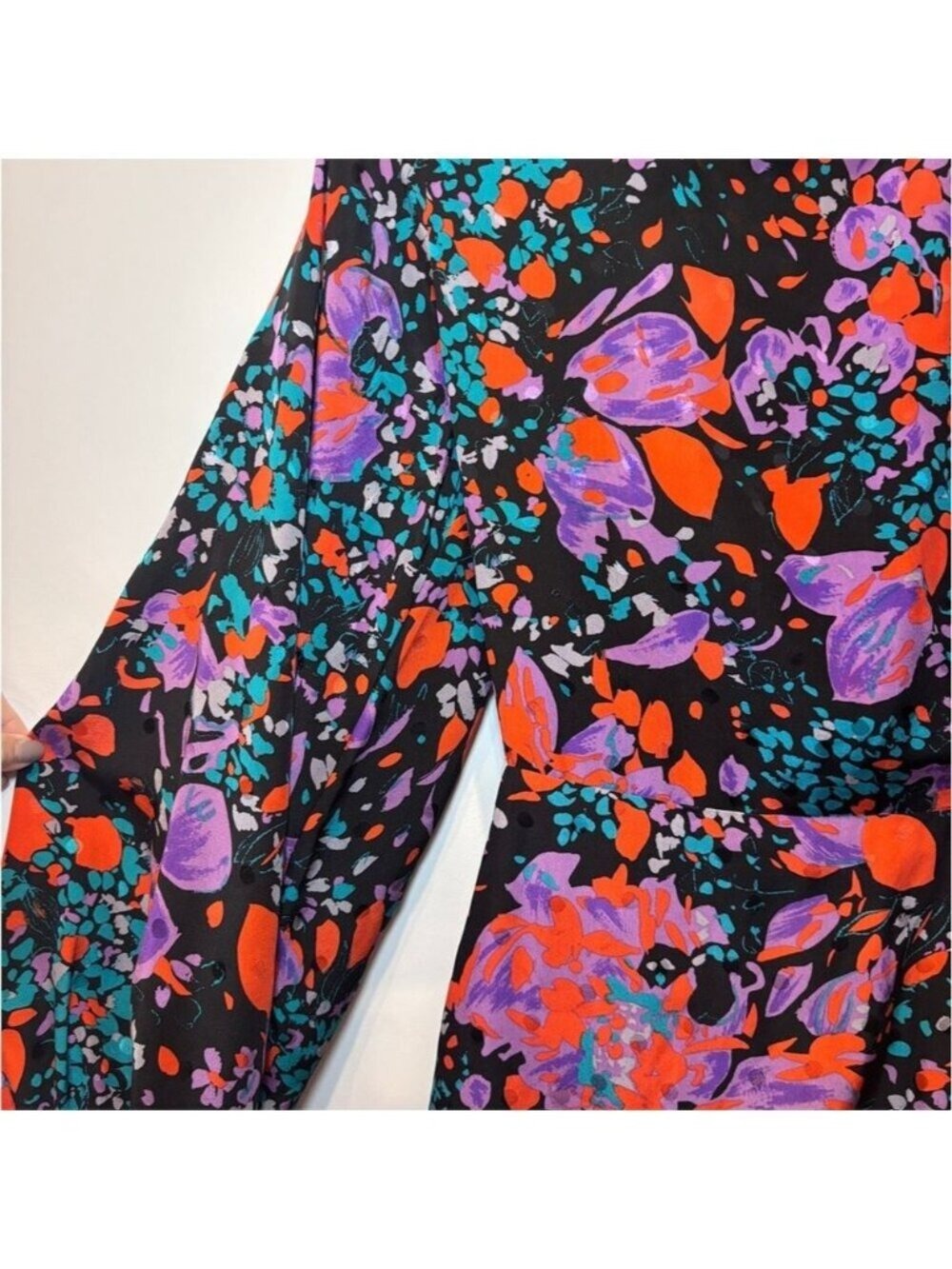 Essentiel Antwerp Wagging Silk Jacquard Floral Dress Size 34 Statement 0474 - Picture 3 of 8